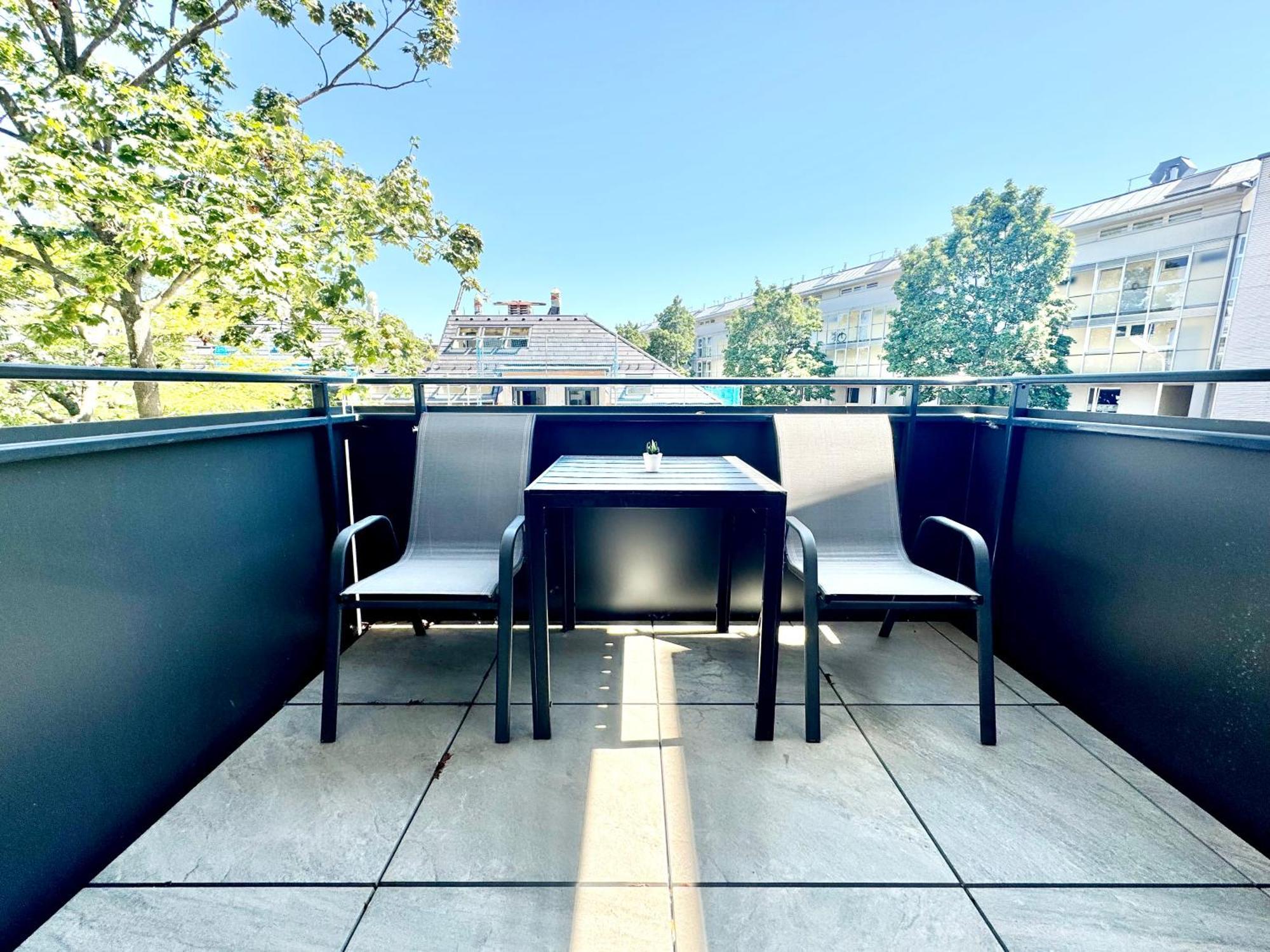 Chillige Wohnung Mit Balkon Viena Exterior foto